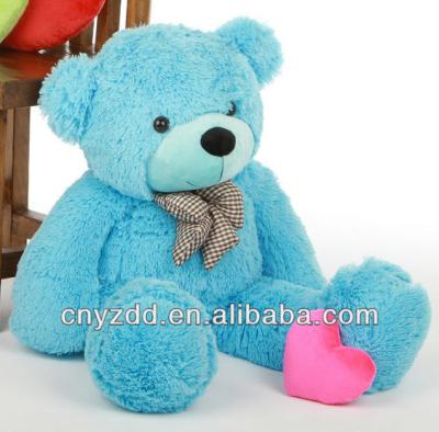 China blue color teddy bear plush/blue bear/blue teddy bear for sale