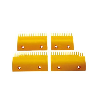 China Comb Plate for LG Escalator parts ASA00B655,143*94.4*89mm,16T,ABS,Yellow,Center for sale