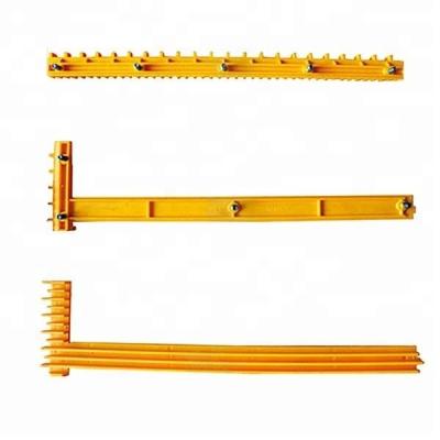 中国 Demarcation Strip for Hyundai Escalator parts S645B201,L:407* W:29,Yellow,Left 販売のため