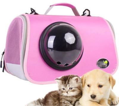 China 2021 New Sustainable Cat Carrier Bag Pet Travel Bubble Transparent Pet Portable Easy Storage for sale