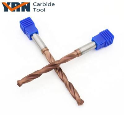 China CNC Liquid Metal Drilling YRN-Fed Drilling Bits Carbide Cutting Edges Chamfer Drill Bits for sale