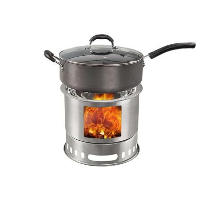 China Outdoor smokeless wood burning camping stove for sale