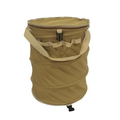 China Automatic leaf collection camping bag garden spring gardening bucket for year/lawn leaf waste container for sale