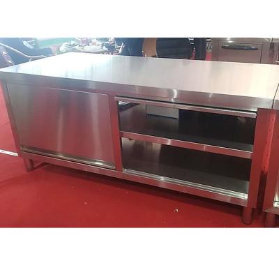 China Modern Commercial Stainless Steel Kitchen Equipment Cabinet for sale