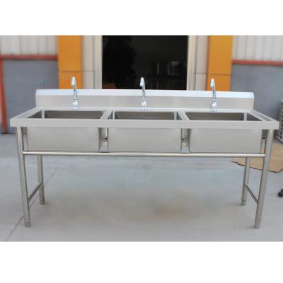 China Without Faucet Commercial Stainless Steel Portable Outdoor Sink for sale