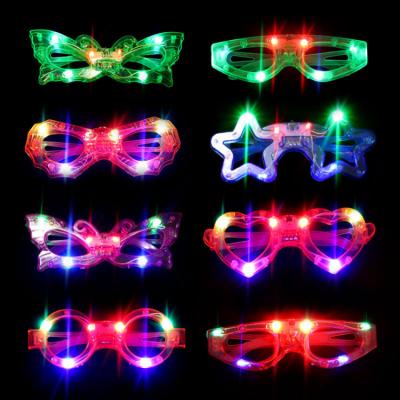 China Hot Sale Eco-Friendly Materials Party Glass Bar Party Neon Event Decoration Supplies Glowing Party Glasses for sale