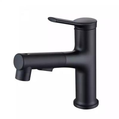 China Thermostatic High Quality Copper Multifunction Bathroom Sink Faucet Black Faucet Kitchen And Bathroom Faucets RTS Full for sale