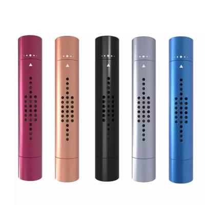 China Fashionable Aluminum Alloy Air Mouth Fragrance Clip Mini Car Aromatherapy Stick Aromatherapy Cream for sale