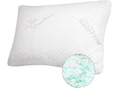 China Wholesale Latest Simple Modern Popular Baby Contour Cooling Bamboo Shredded Memory Foam Pillow for sale