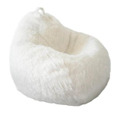 China Removable Cover Droplets Shape Single Fur Bean Bag Chair With Beans Fill Bean Bag Chair Cover For Home for sale