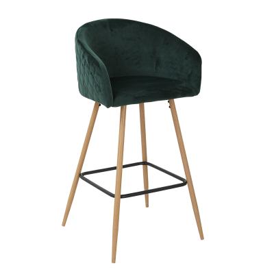 China High Quality Custom Made Velvet Factory Design Bar Stools Chair for sale