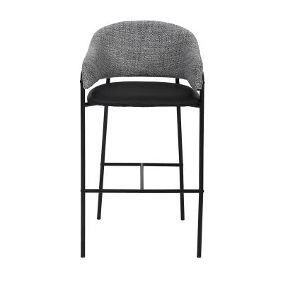 China Metal Frame With Graceful Lines High Quality Straight Bar Chair Factory Design Stools Modern Home Furniture for sale