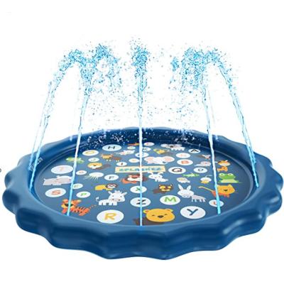 China Eco-friendly pressure relief 3 in 1 splash protection sprinkler for kids and wading pool to learn children's sprinkler pool for sale