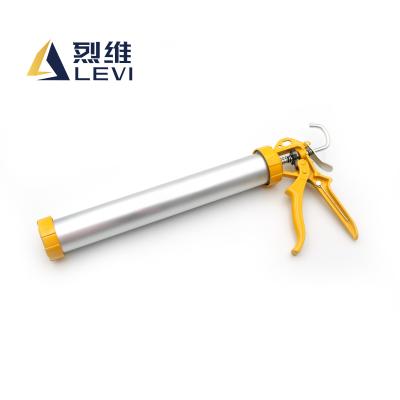 China Construction Building 600ml 16 Inch Silicone Aluminum Sausage Adhesive Caulking Gun for sale