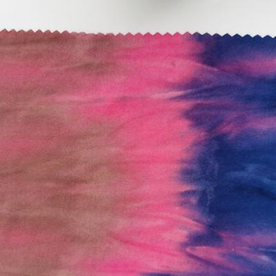 China Antistatic most popular polyester brush fabric tank top tie dye 100% dty for women dress for sale