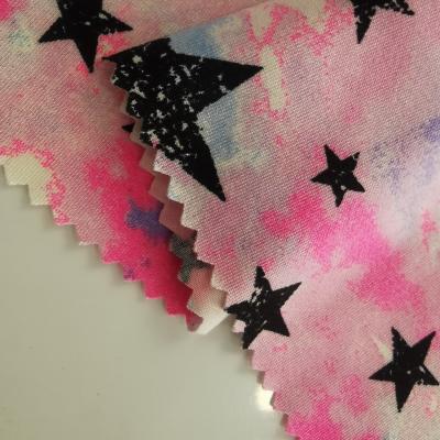 China Pill Anti Copy Stars Brushed Fabric Polyester Spandex Printing Dty Fabric For Leggings for sale