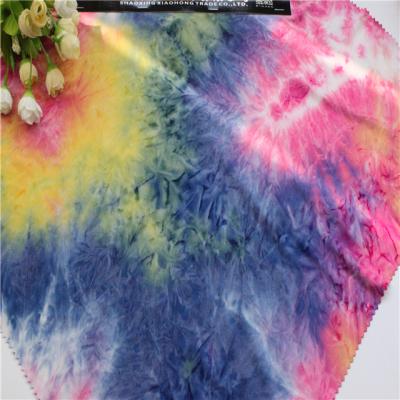 China High Quality Sueded Polyester 5% Spandex Two Side Brushed 95% Brushed Fabric And Tie Dye Fabric for sale