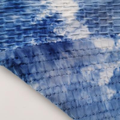 China Most Popular New Product High Quality Antistatic Jacquard Yoga Fabric Polyester Tie Dye Stretch For Yoga Clothes for sale