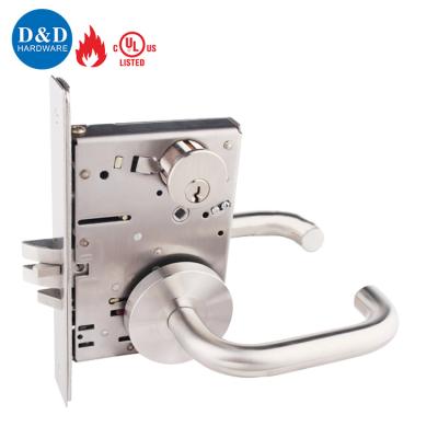 China US 304 Steel American Door ANSI 18250 Din 18250 Classroom Mortise Lock Body Stainless Steel Heavy Duty Wooden Door Lock or Mortise Set for sale