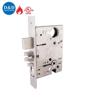 China Wood Door 304 Stainless Steel Din 18250 Privacy Function Grade 1 ANSI Rated American Mortise Lock Set for sale