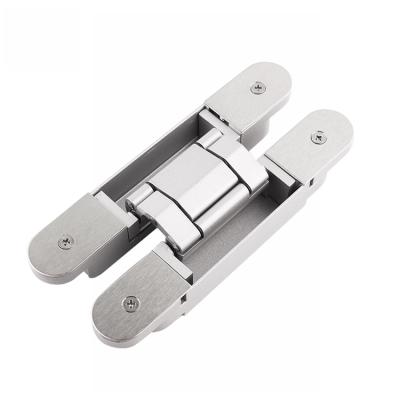 China Modern Heavy Duty 80KG 3D Zinc Alloy Sliver Adjusting 180 Degree Concealed Hinge For Hotel Door for sale