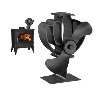 China Automatic Operation Fireplace Accessories High Speed ​​Electric No No Noise Heat Powered Stove Fan for sale