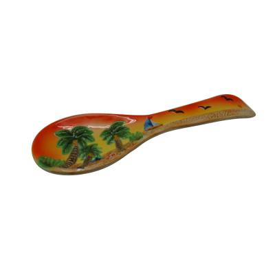 China Wholesale Stocked Spoon Rest Popular Porcelain Spoon Rest Ceramic Spoon Rest New for sale