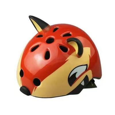 China EPS safety helmet SMS non-integrating child city riding cute crazy animal helmet for sale