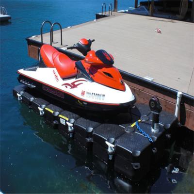 China Dock marina houseboat jet ski, sea doo jet ski pontoon boats Jet Ski dock for sale made, HDPE material floaters for sale