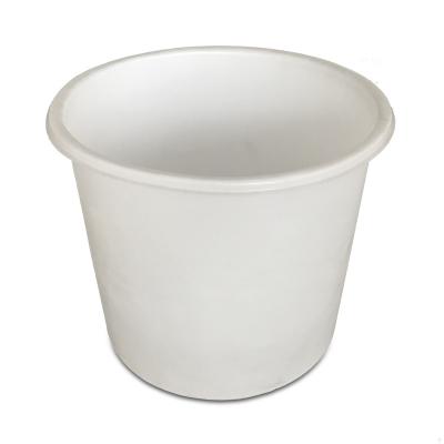 China Recyclable plastic bukets food grade round plastic bucket in LLDPE material for rotional mold use for industry and kitchen for sale