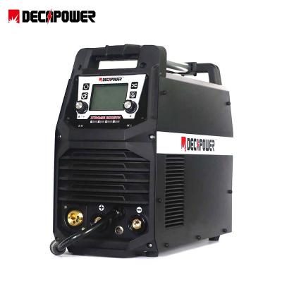 China Multifunctional Decapower 4 IN 1 Muttahida Majlis-e-Amal TIG MAG MIG Welder for Gas and Gasless Synergy MIG MAG Welding Machine for sale