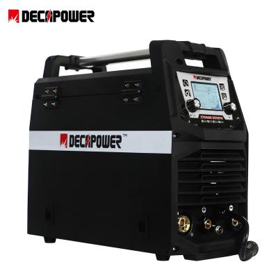 China Decapower IGBT ARC INVERTER Multifunctional Muttahida Majlis-e-Amal TIG MAG MIG Synergic Welder for Gasless/Gas MIG Welding Machine for sale