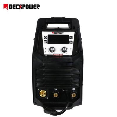 China Machinery Repair Shops Decapower Gas Gasless 3 IN 1 MIG Welding Machine 180 Amp MIG Welder For Aluminum for sale