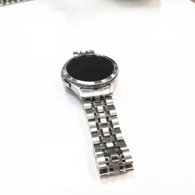 China Stainless Steel For Samsung Watch 4 Classic 20mm Watch Strap Stainless Steel For Samsung Galaxy Watch 4 40mm Strap 44mm For Samsung Galaxy Watch4 Classic 42/46mm Adapter for sale