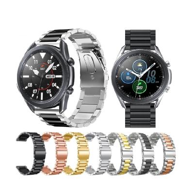 China Stainless Steel Band Strap Metal Strap For Samsung Galaxy Watch 3 45mm 41mm Stainless Steel Band Strap For Galaxy Watch 3 45mm 41mm 22mm Accessories for sale