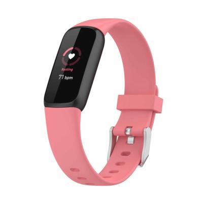 China Fashion Soft Silicone Band For Fitbit Pattern Sport Wrist Strap Watch Band Printing Luxe Accessories For Fitbit Strap Correa Luxe for sale