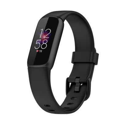 China 2021 New Fashion Silicone Band For Fitbit Luxe Soft Sports Watch Wrist Strap Buckle For Fitbit Wristband Replacement Luxe Watch Band for sale