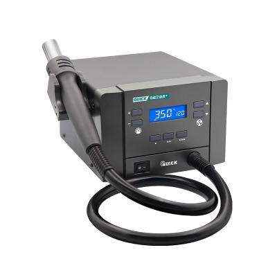 China LCD Hot Air Solder Desoldering Station 1000W 110V/220V Digital Rework  Station Vortex Air Quick 862DA+ for sale