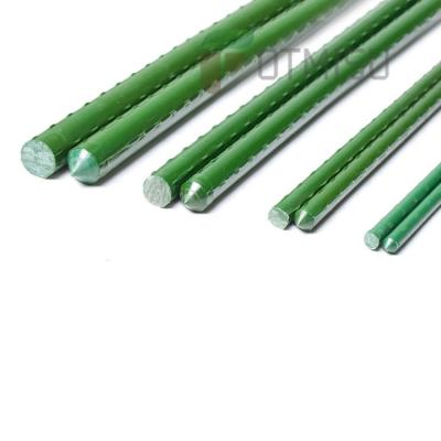 China Hot Sale Green Plastic Plant Support Stick Metal Plant Support Stakes Waterproof For Climbing Plants for sale