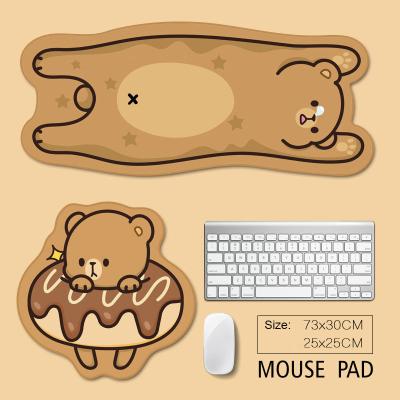 China Hot Selling New Design Radiation Protection Factory Price Mousepad Gaming Mouse Pad RGB Cartoon Animals Mouse Pad For Student for sale