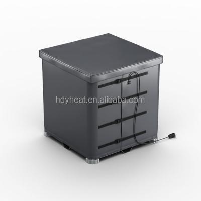 China Machinery Repair Shops Customized 1000 Liter Black IBC Container Heater Jacket IBC Packing Jacket Winter Use for sale