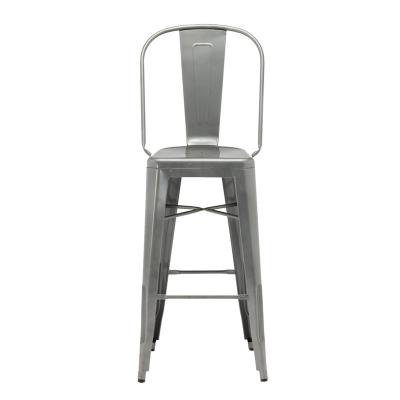 China Industrial design industrial bar stool with high back bar chair for sale