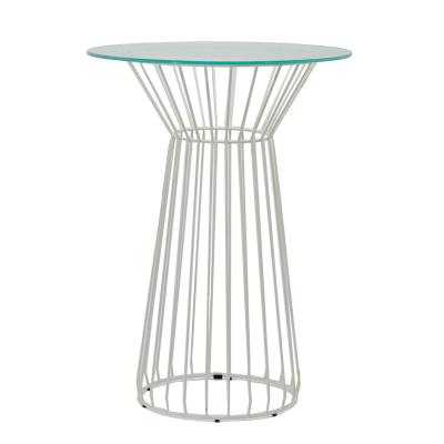 China Modern Outdoor Iron Round Table Banquet Table Metal Event Table Modern for sale