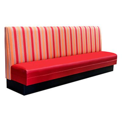 China Coffee Tea Center Sofa Comfortable Hot Selling PU Fabric Booth Seating Sofa For Restaurant for sale