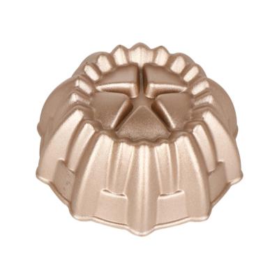 China Professional Manufacture Viable China Mini Star Pan Non-stick Die Casting Fathers Day Cake Mold for sale