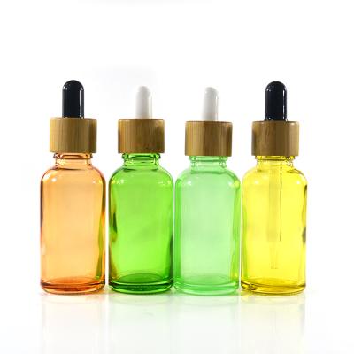 China Personal Care 5ml 10ml 15ml 20ml 30ml 50ml 100ml Frosted Green Blue Amber Clear Glass Essential Oil Dropper Bottle for sale