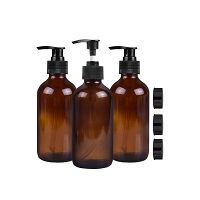 China 250ml 500ml Wholesale Cosmetic Luxury Empty Glass Lotion Foam Soap Dispenser Pump Bottles for sale