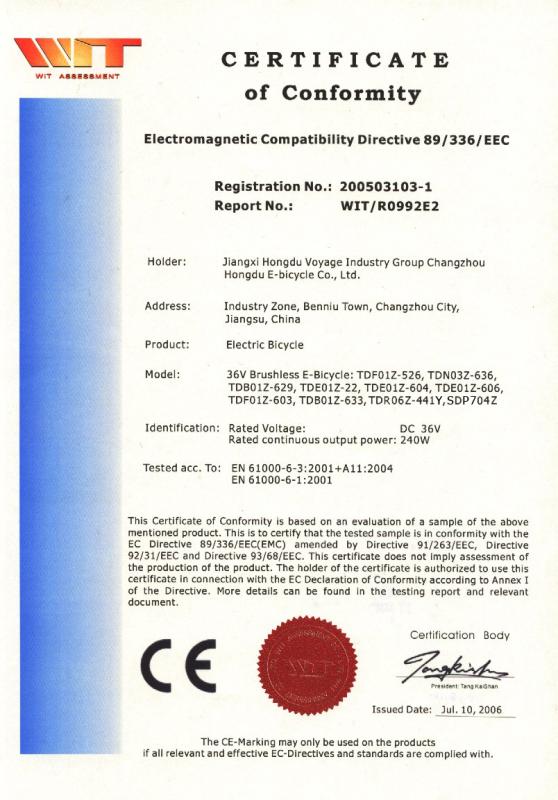 CE - Changzhou Enages International CO.,Ltd