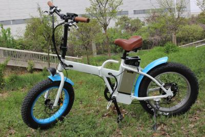 China Suspensión sin cepillo eléctrica del motor del eje de la bici 250W del neumático gordo portátil en venta