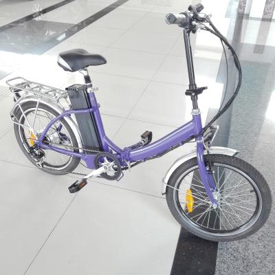 China La bici plegable eléctrica más ligera de la aleación de aluminio, 20 * 1,95 mecanografían la bici eléctrica del camino en venta